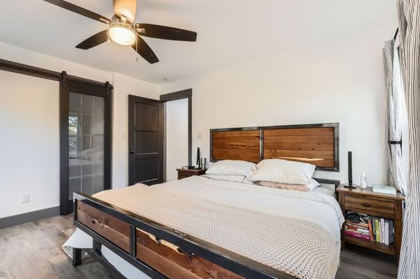 Bedroom, Interior, Wood Texture Flooring
