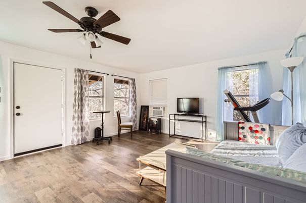 Bedroom, Fitness Equipment, Interior, Wood Texture Flooring