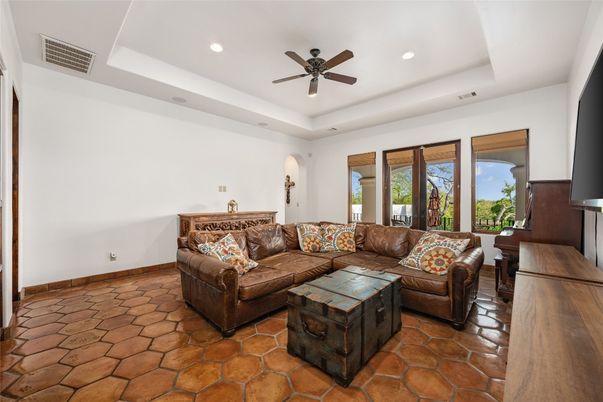Interior, Living room, Recessed Lighting