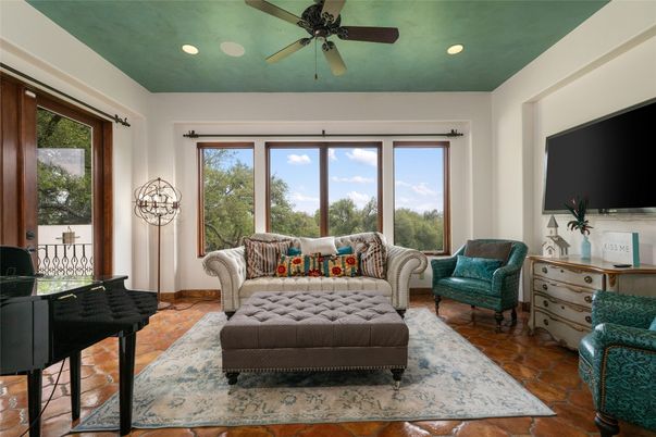 Interior, Living room, Recessed Lighting