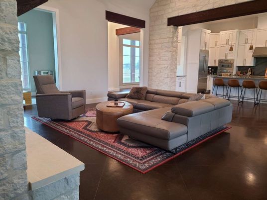 Interior, Kitchen, Living room, Stone Walls, Wooden Beams