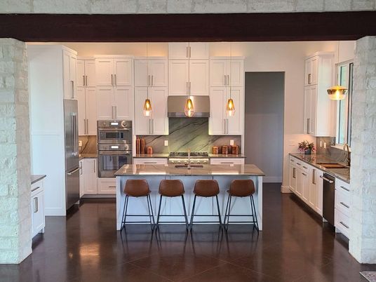 Interior, Kitchen, Pendant Lights, Stainless Steel Appliances