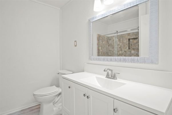 Bathroom, Interior, Wood Texture Flooring