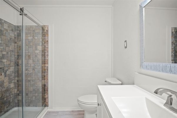 Bathroom, Glass Shower, Interior