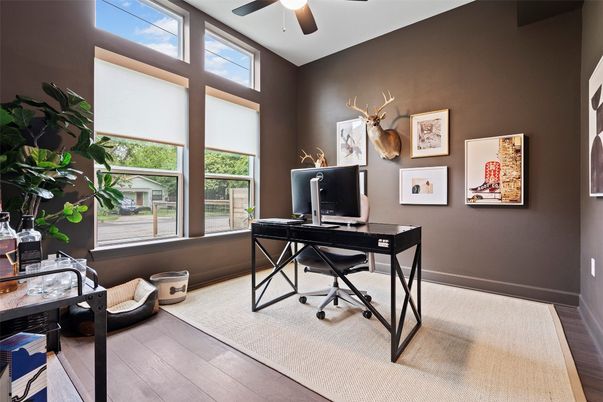 Home Office, Interior, Wood Texture Flooring
