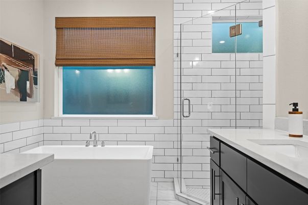 Bathroom, Glass Shower, Interior, Marble