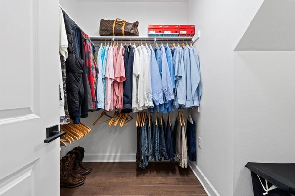 Interior, Walk-in Closets, Wood Texture Flooring