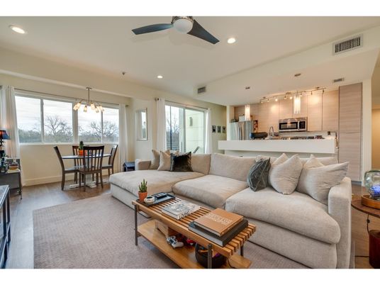 Dining room, Interior, Kitchen, Living room, Pendant Lights, Recessed Lighting, Stainless Steel Appliances