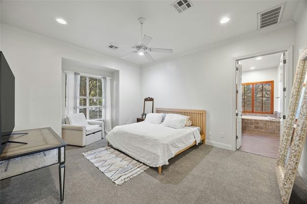 Bedroom, Interior, Recessed Lighting