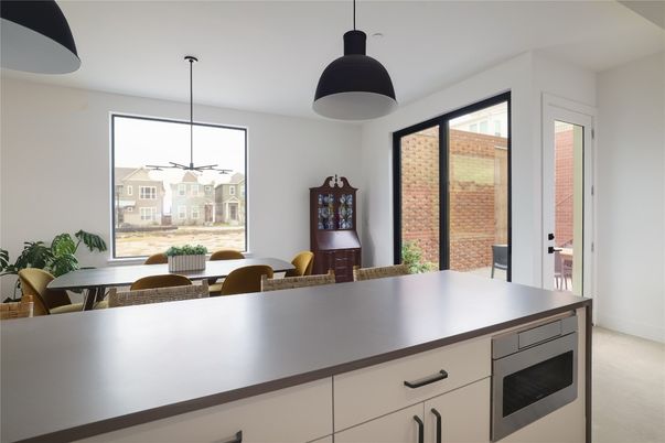 Dining room, Interior, Kitchen, Pendant Lights