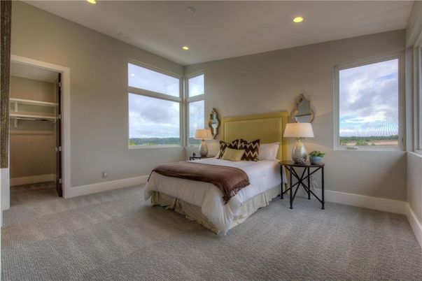 Bedroom, Interior, Recessed Lighting