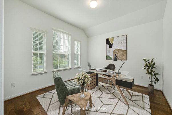 Home Office, Interior, Wood Texture Flooring