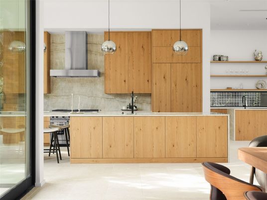 Interior, Kitchen, Pendant Lights, Stainless Steel Appliances