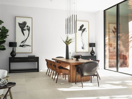 Dining room, Interior, Pendant Lights