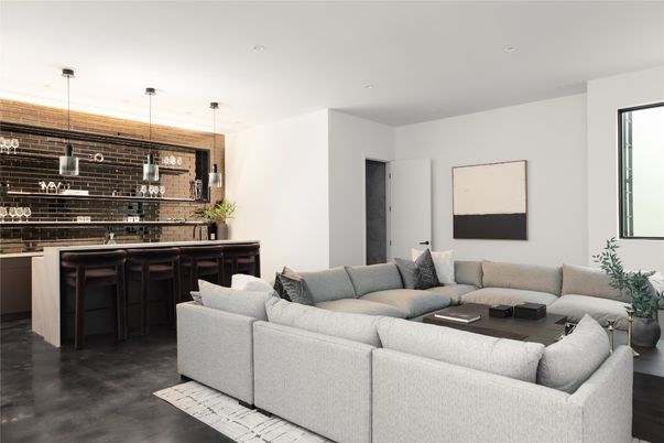 Interior, Living room, Pendant Lights, Recessed Lighting