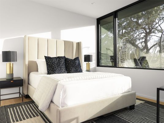 Bedroom, Interior, Wood Texture Flooring