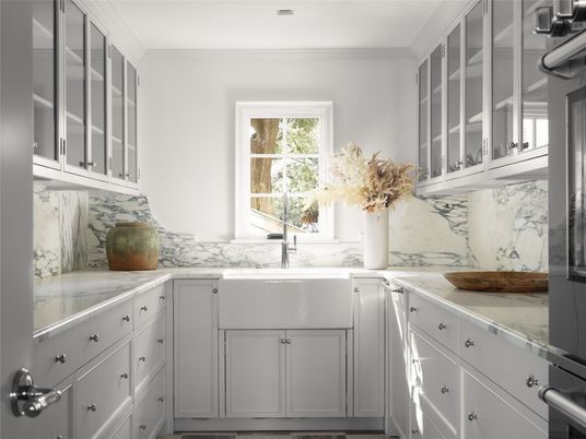 Interior, Kitchen, Marble Walls