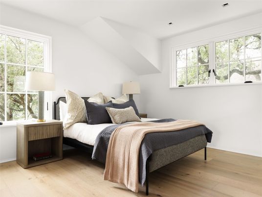 Bedroom, Interior, Wood Texture Flooring