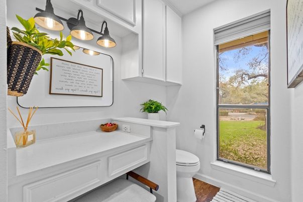 Bathroom, Interior, Wood Texture Flooring