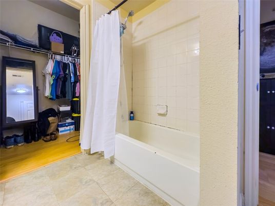 Bathroom, Interior, Walk-in Closets, Wood Texture Flooring