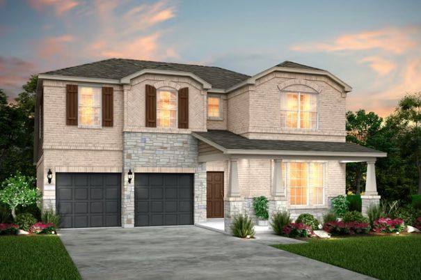Attached, Exterior, Facade, Brick Facade, Brick Traditional