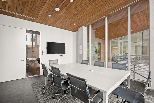Home Office, Interior, Recessed Lighting, Wooden Ceilings