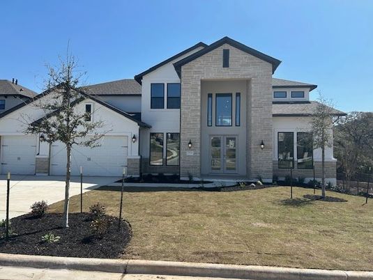 Attached, Exterior, Facade, Brick Facade, Farmhouse