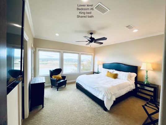 Bedroom, Interior, Recessed Lighting