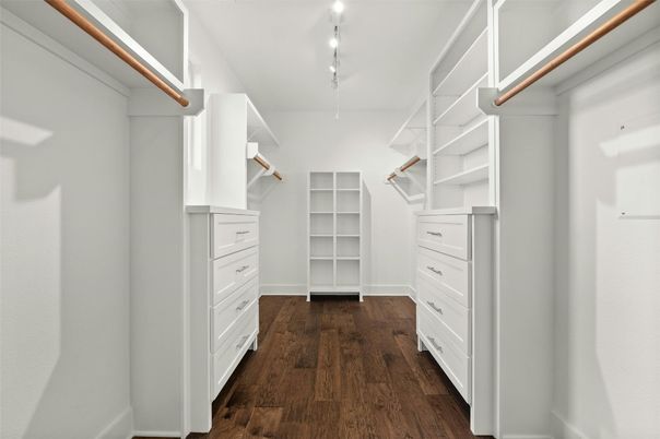 Interior, Walk-in Closets, Wood Texture Flooring