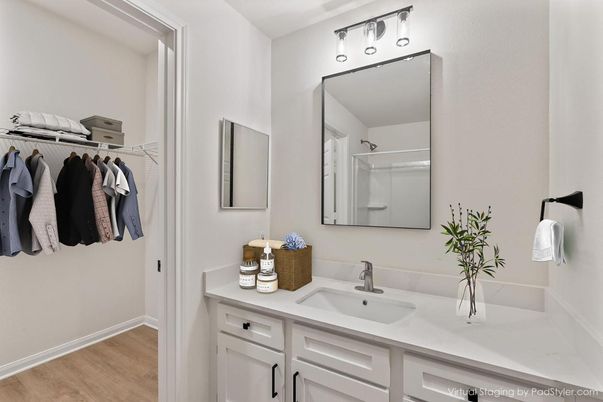 Bathroom, Interior, Wood Texture Flooring