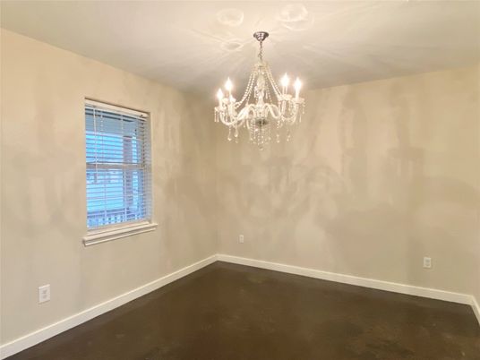 Chandelier, Empty room, Interior