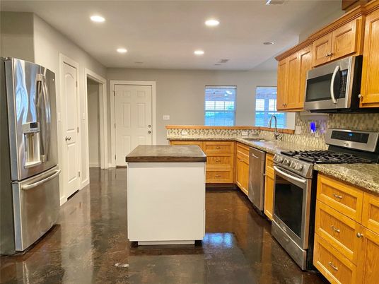Interior, Kitchen, Recessed Lighting, Stainless Steel Appliances