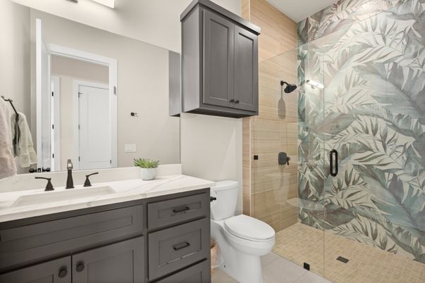 Bathroom, Glass Shower, Interior