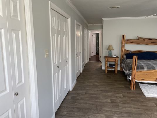 Bedroom, Interior, Wood Texture Flooring