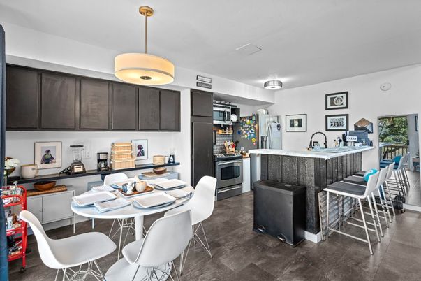 Dining room, Interior, Kitchen, Pendant Lights