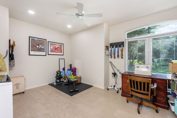 Home Office, Interior, Recessed Lighting