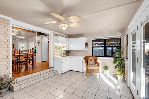 Dining room, Interior, Kitchen, Stone Walls, Wood Texture Flooring
