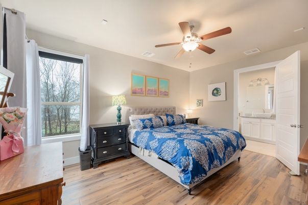 Bedroom, Interior, Wood Texture Flooring