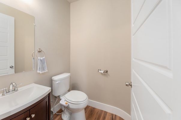 Bathroom, Interior, Wood Texture Flooring