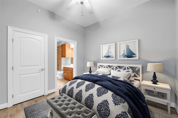 Bedroom, Interior, Wood Texture Flooring