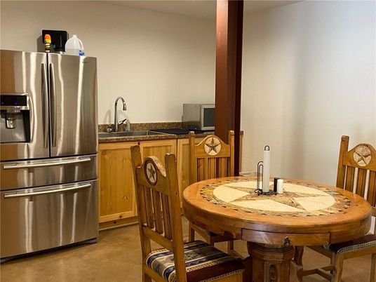 Dining room, Interior, Kitchen, Stainless Steel Appliances