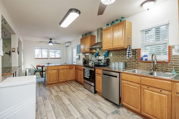 Dining room, Interior, Kitchen, Wood Texture Flooring