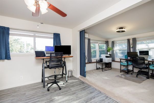 Home Office, Interior, Wood Texture Flooring