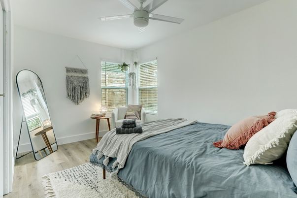 Bedroom, Interior, Wood Texture Flooring