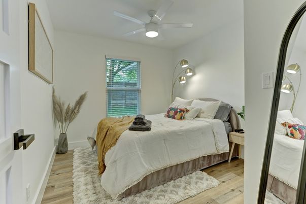 Bedroom, Interior, Wood Texture Flooring