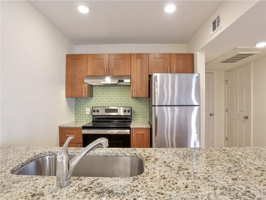 Interior, Kitchen, Recessed Lighting, Stainless Steel Appliances