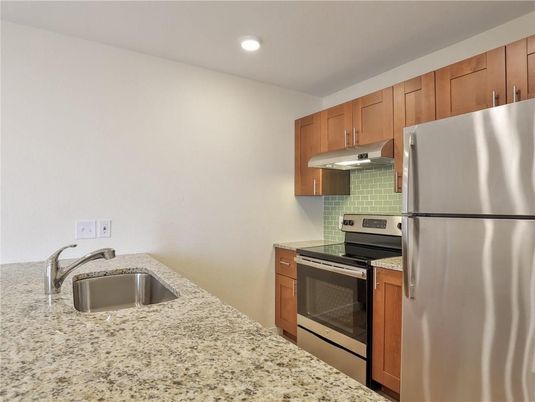 Interior, Kitchen, Recessed Lighting, Stainless Steel Appliances