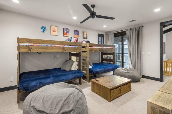 Bedroom, Interior, Recessed Lighting