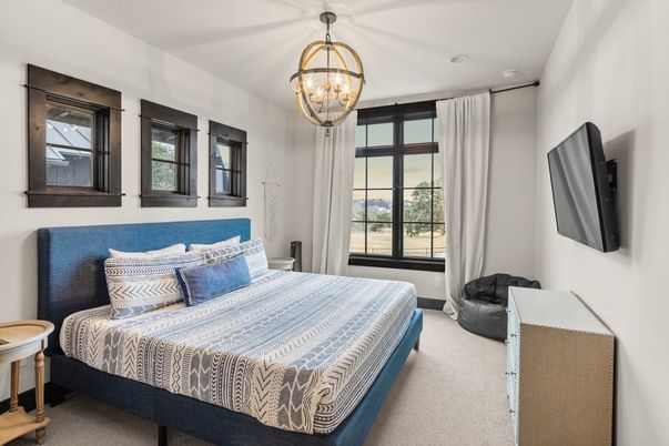 Bedroom, Interior, Pendant Lights