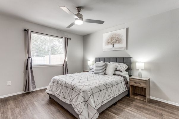 Bedroom, Interior, Wood Texture Flooring